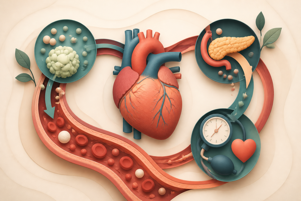 Illustration de la santé cardiovasculaire et métabolique